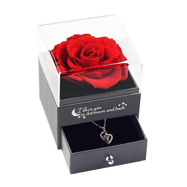 Flower Jewelry Box-rose Gift Box-Valentine's Day Gift Box